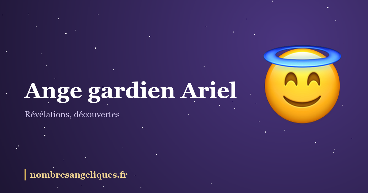 Ange gardien Ariel : illustration