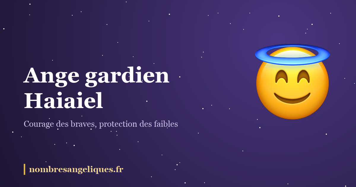 Ange gardien Haiaiel : illustration