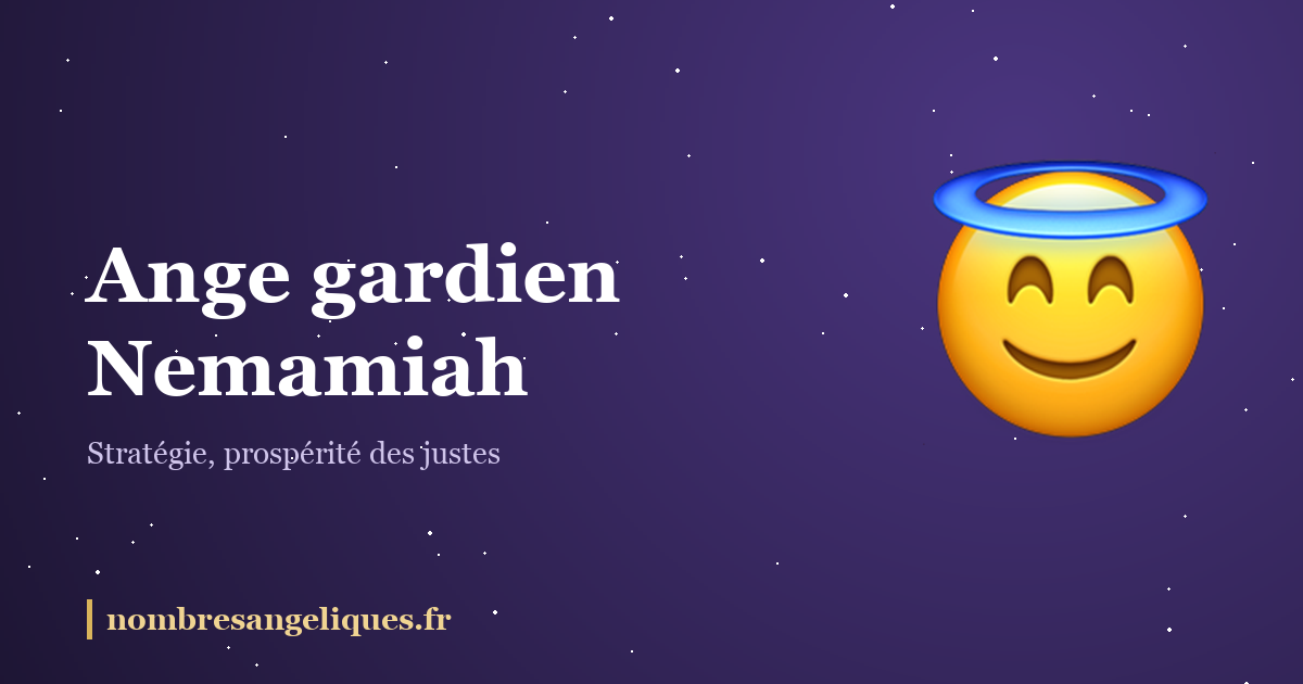Ange gardien Nemamiah : illustration
