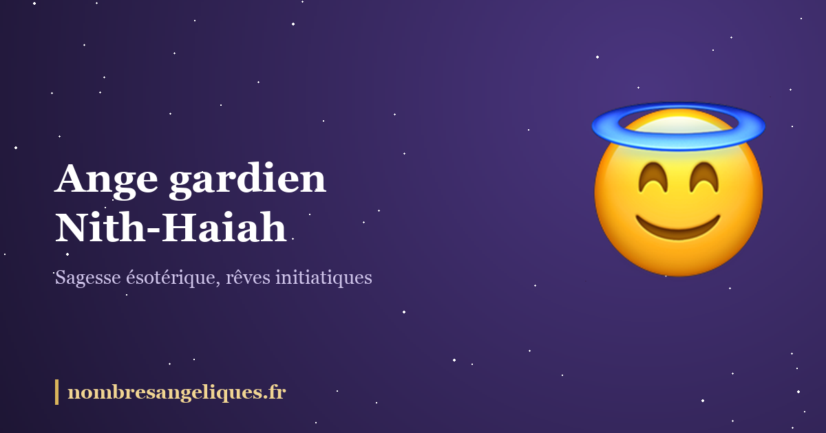 Ange gardien Nith-Haiah : illustration