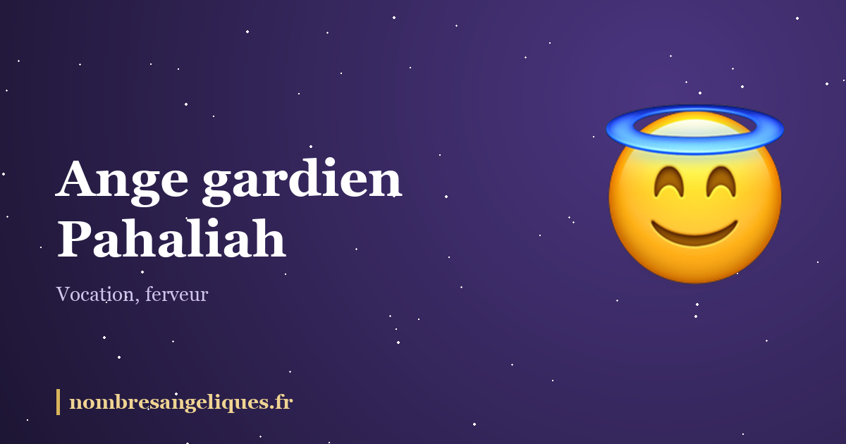 Ange gardien Pahaliah : illustration